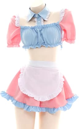 Sexy Schoonmaakster Outfit - Anime - Cosplay - Lingerie - Korte Rok — thumbnail 5