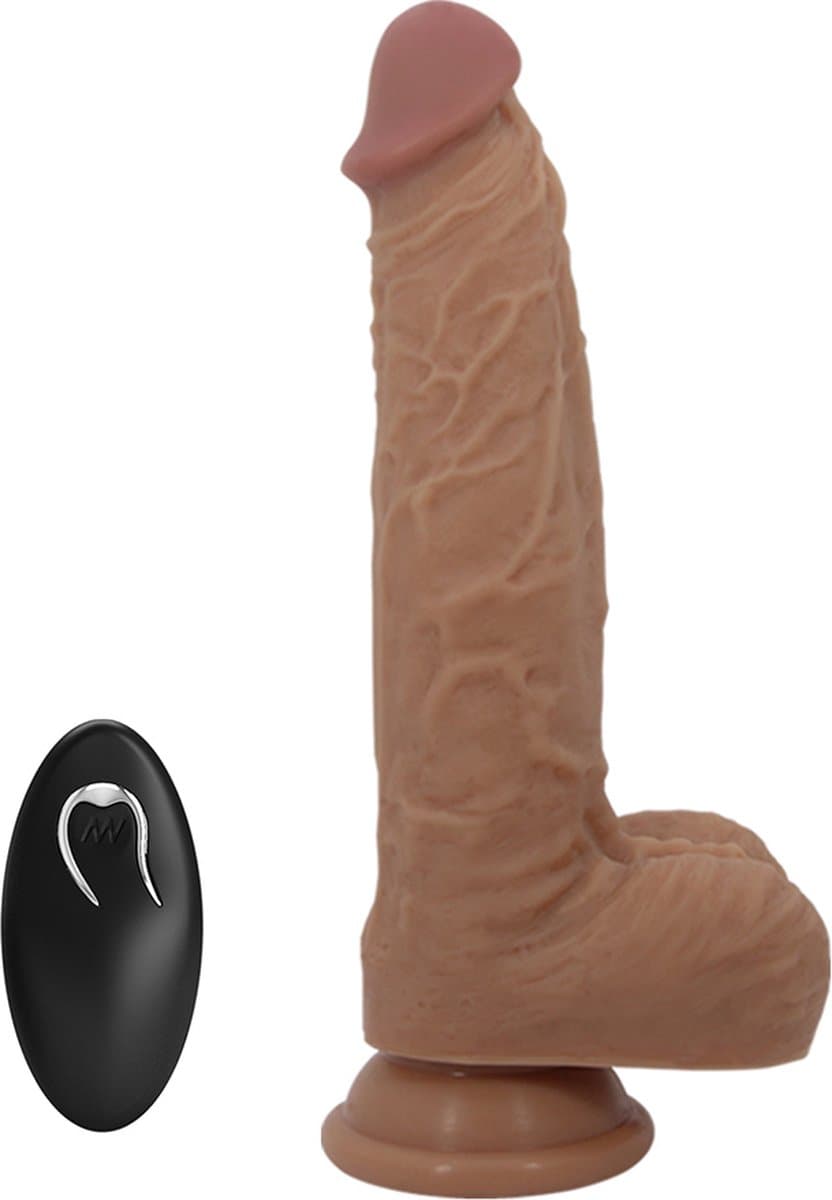 Pretty Love - Jonathan - Stotende Vibrator die levensecht aanvoelt - Medium Huidskleur — afbeelding 1
