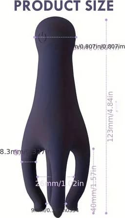 Eikel Vibrator - Masturbator - 10 vibratiestanden - USB oplaadbaar - Penis — thumbnail 3