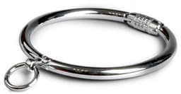 Black Label - Stalen Collar met Cijferslot - Zilver M — thumbnail 2
