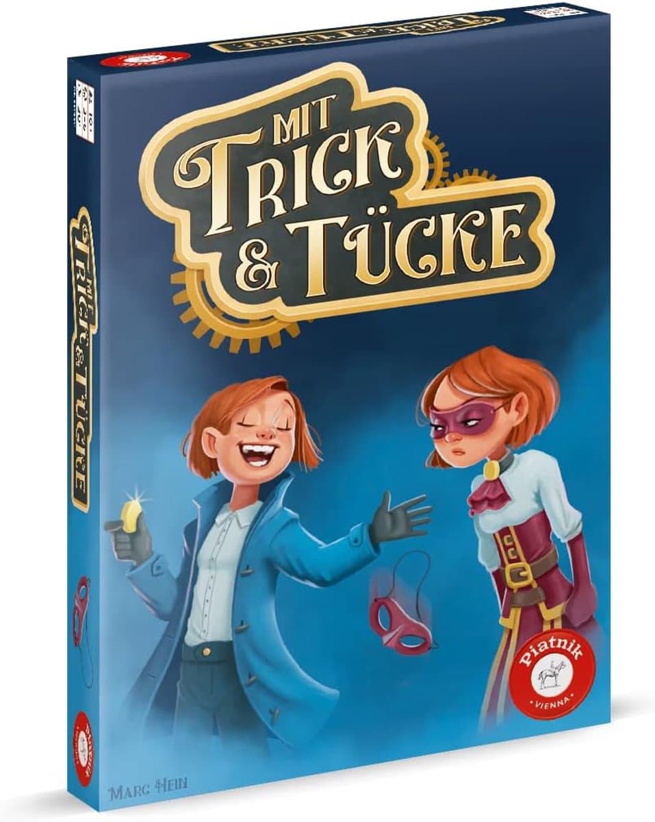 Gekarteld spel - Strategie spel - Macht en geld - Geheime bondjes - 17 x 24 x 4 cm - wit — afbeelding 1