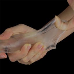 LoveToy - Flawless - Transparante Penis Sleeve - 19 cm — thumbnail 5