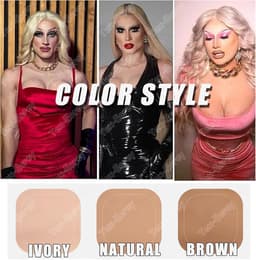 Realistische Siliconen Borstplaat Hoge Kraag Nep Borsten Z Cup voor Crossdressers — thumbnail 5
