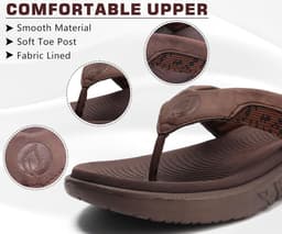 Comfortabele Heren Slippers met Stevige Voetbed en Buigondersteuning voor Strand en Douche — thumbnail 7