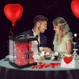 Schattige rozenbeer cadeau voor haar, Valentijnsdag, schattige decoratie voor meisjes, vriendinnen en vrouwen — thumbnail 4