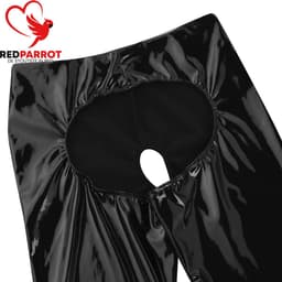 Erotische latex broek - Open billen en kruis - BDSM - Dames — thumbnail 3