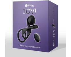 JOVI - Dual Couples Ring Stimulator - Black