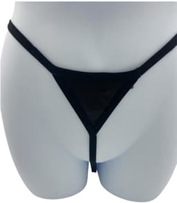 BodyQ Sexy Heren String – Zwart Croco met Roze – Erotische Herenlingerie – Maat M — thumbnail 2