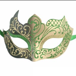 Prom masker ademende gezicht dance party party dress up gezicht dance masker, stijl 8 — thumbnail 2