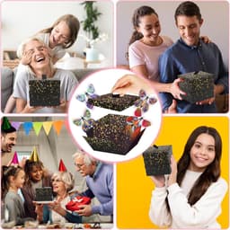 Verrassingsgeschenkdoos - vlinders - doe-het-zelf explosiebox - klein - verjaardagscadeau voor vrienden en familie - creatieve gift box — thumbnail 6