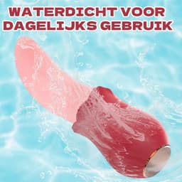 longziming Lick Tong Vibrator - Zuiger en Likkende Stimulator - Sex Toy voor Vrouwen - Stimulator met Likkende Tong - Voor Koppels - Silicone Erotisch Speelgoed — thumbnail 6