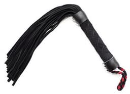 Smart Moves - Leather Flogger 38 cm black — thumbnail 1