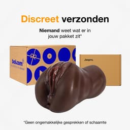 Jespro Ebony Pocket Pussy - Zwart - Kunstvagina - Sex Toys voor Mannen - Masturbator - Blowjob Simulator - Nep Vagina - Voor Heren - Stroker - Seksspeeltjes - Erotiek - Zelf aftrekken — thumbnail 8