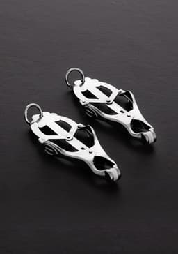 2 Squeezer Teaser Clover Nipple Clamps W Ring — thumbnail 1