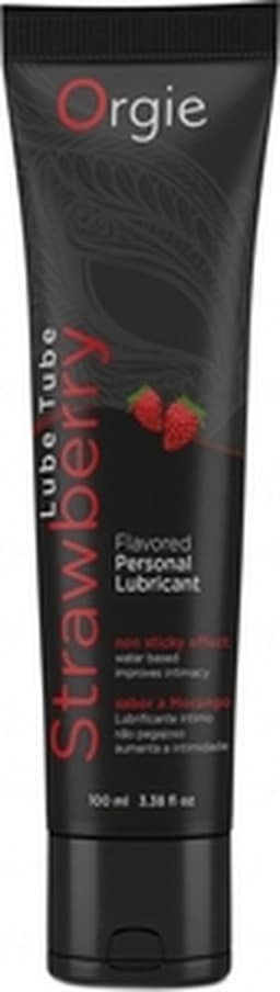 Orgie - Lube Tube Intieme Gel met Smaak Aardbei 100 ml — thumbnail 2