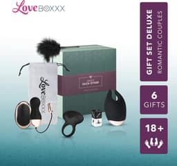 Loveboxxx - Romantic Couples Box - Erotische Geschenkset - Kerstcadeau voor Volwassenen - Geschenkset Vrouwen en Mannen - Cadeau Vrouw en Man - Giftset Vrouw en Man - Erotisch — thumbnail 1