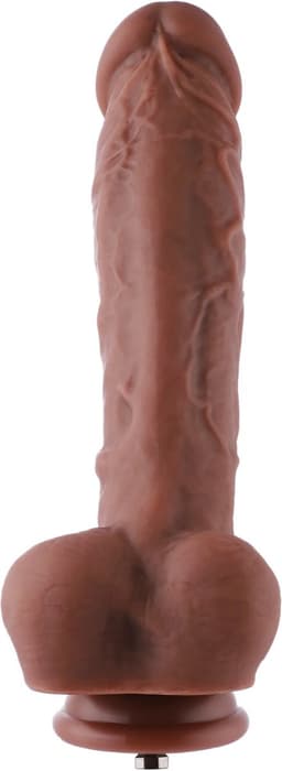 Dildo KlicLok Medium 20-23 CM Bruin — thumbnail 4