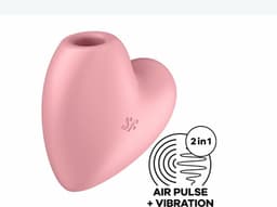 Satisfyer 'Cutie Heart', 8 cm, drukgolven en vibratie, speels design — thumbnail 9