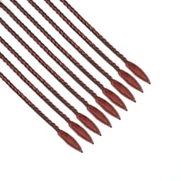 Liebe Seele - Wine Red - Luxe Gevlochten Flogger - Cat-o-Nine Tails — thumbnail 3