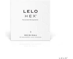 LELO HEX Original Condooms - 3 Stuks
