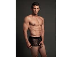 Lace Boxer - Black