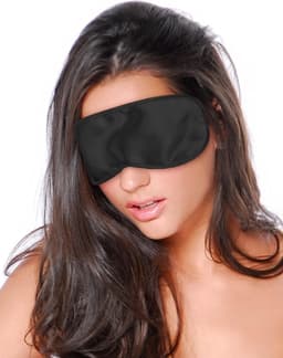 Pipedream Fetish Fantasy Masker Satin Love Mask zwart — thumbnail 2