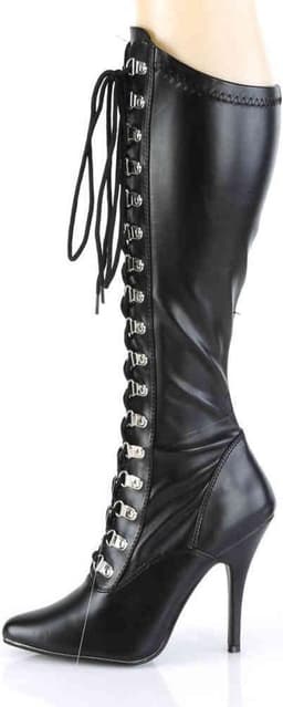 Pleaser - SEDUCE-2024 Kniehoge laarzen - US 12 - 42 Shoes - Zwart — thumbnail 3