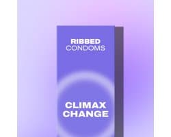 Ribbel Condooms - 12 Stuks - Premium Kwaliteit - Smaak & Geurloos - Discrete Verzending - Climax Change