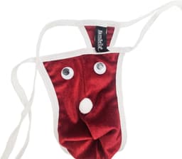 BamBella ® - string bongage - maat Onesize S M L - Sexy slip erotische onderbroek valentijnsdag kerst rood groen doorzichtig rollenspel kleding voor mannen — thumbnail 2