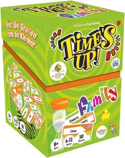 Leuk Familiespel voor 4-12 Spelers | Tijd voor Plezier met Time's Up! | Voor Ouders en Kinderen | 8+ Jaar | Speeltijd: 30 Minuten | Duitse Versie — thumbnail 1