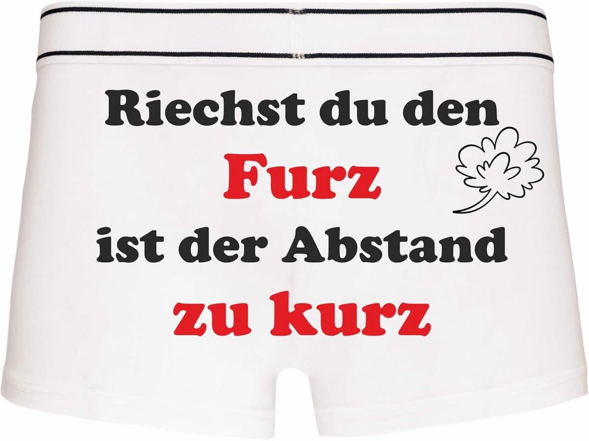 Grappige heren boxershort met opdruk — afbeelding 1