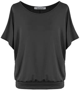 Oversized T-shirt met Vleermuismouwen voor Dames - Comfortabel en Stylish — thumbnail 1