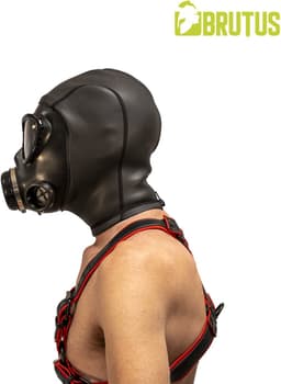 BRUTUS Neoprene Army Gas Mask Hood - Snug fit - Dark aesthetic — thumbnail 8