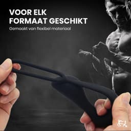 Toys Hub® Prostaat Stimulator met Cockring & Opbergzakje – Dubbele Stimulatie – P-spot & G-spot – Sex Toys Couples & Mannen – Anaal Dildo – Anaal Plug — thumbnail 4