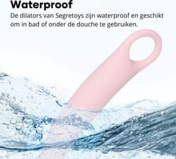 Segretoys - Siliconen Dilator Set voor Vaginisme - Zachte Dildo Set - Ondersteuning bij Vaginisme, Vulvitis of Bekkenproblemen - Vaginale Training - Seksspeeltjes voor Vrouwen - Set van 5 - Roze — thumbnail 9