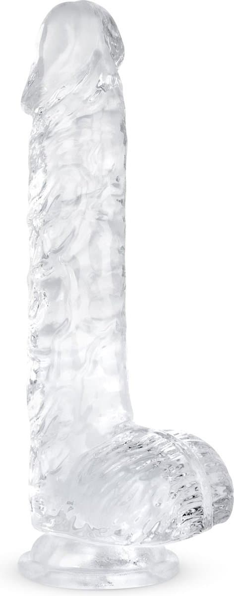 Jelly Dildo met Ballen - 15 cm — afbeelding 1