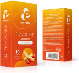 EasyGlide - Condooms met Smaakjes - Condooms met Glijmiddel - 10 stuks — thumbnail 2