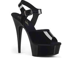 DELIGHT-608N (EU 38 = US 8) 6 Heel, 1 3/4 PF Ankle Strap Sandal