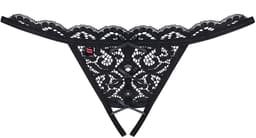 Obsessive Openkruis String – Erotisch Onderbroek – Maat L/XL – Zwart — thumbnail 17