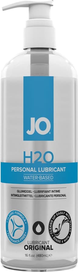 System JO - H2O Glijmiddel Op Waterbasis - 480 ml — thumbnail 1