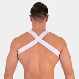 Barcode Berlin Harness Matt White - MAAT XL — thumbnail 3