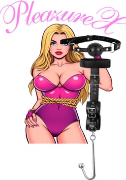 PleazureX - Fetish Series - Bondage set - gag ball - handboeien - anale haak - kwaliteits set - kinky - fetisj - beperkingen — thumbnail 2
