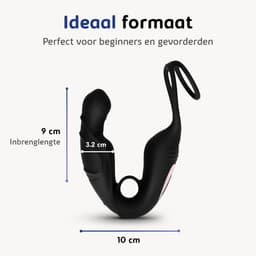 Sensual Desire® 360º Pulse – Prostaat Stimulator met Cockringen – 9 Roteer & Vibratiestanden – Prostaat Vibrator voor Mannen - Sex Toys voor Koppels – Anale speeltjes – Inclusief Erotische Luisterverhalen — thumbnail 9