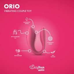 EasyConnect - EasyToys - Koppelvibrator Orio via App - Koppel Vibrator - Sex Toys voor Vrouwen - Vibrators voor Vrouwen - Sex Toys - Vibrator - Vibrator voor Koppels - Roze — thumbnail 4