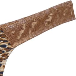LekkerStout Heren Luipaard String - Kant - Bruin - Sexy Herenlingerie | XL | ( LS261 ) — thumbnail 6