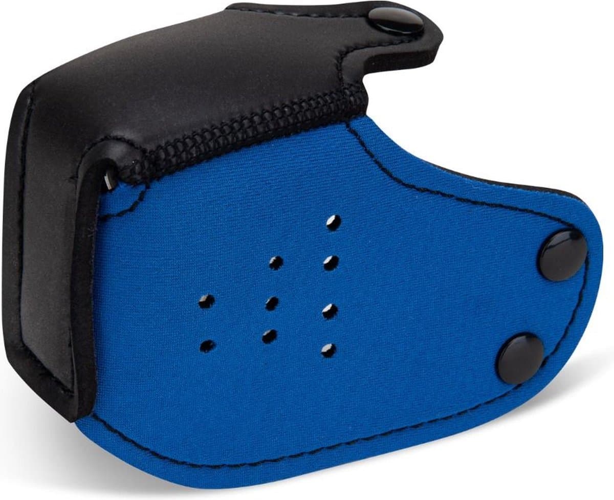Prowler RED - Puppy Muzzle - BDSM - Bondage - Honden Muilkorf - Opzetstuk - Blauw — afbeelding 1