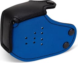 Prowler RED - Puppy Muzzle - BDSM - Bondage - Honden Muilkorf - Opzetstuk - Blauw — thumbnail 1