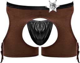 Male Power Eigenwijze Cowboykostuum - XL brown L/XL — thumbnail 3