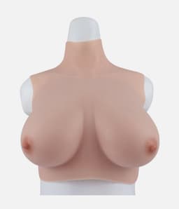 Siliconen borsten- E cup- Nep Borsten- 100% siliconen- 2800 gram -Crosdresser- Travestiet- Cosplay-Breastplate-Travestie- Natuurlijke look- — thumbnail 5