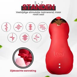 Mond & Zachte Tong Vibrator voor Vrouwen Tong Vibrator met Lick-beweging – 10 Tongstanden & 10 Vibratiestanden – Waterdicht – Clitoris Stimulator – Vibrators voor Vrouwen en Mannen — thumbnail 8